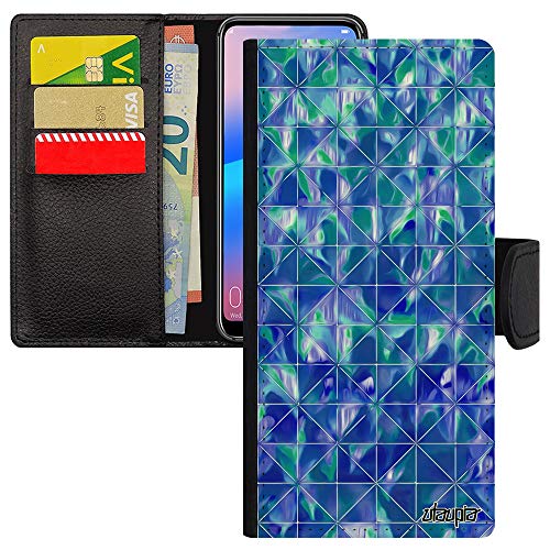 Coque Samsung A31 rigide et antichoc avec motif losange bleu