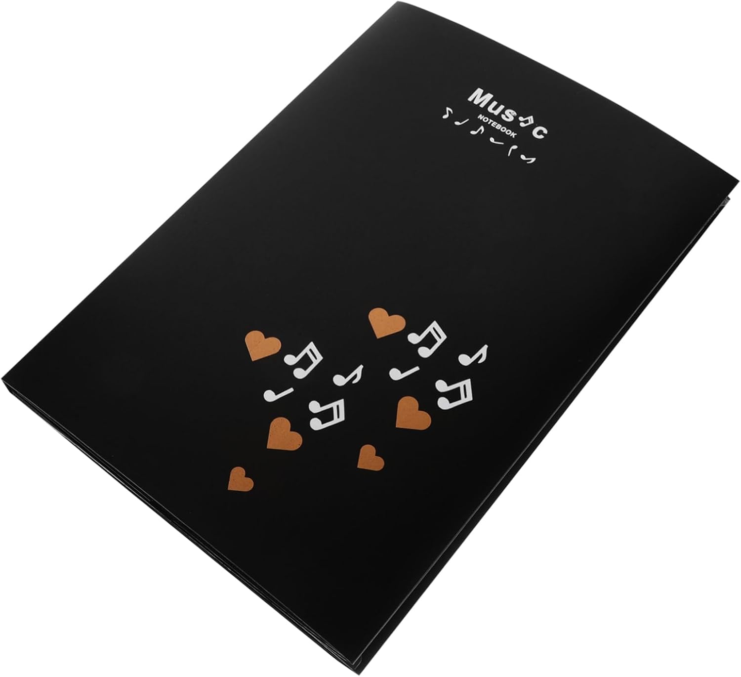 Black A4 Foldable Sheet Music Folder for Portable Multi-Function Use