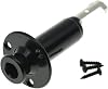 KAISH 6.35mm Acoustic Electric Guitar Bass Mono Endpin Output Jack Strap Button Jack Socket Black