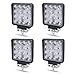 Arbeitsscheinwerfer LED 12V Aufun 48W Offroad Reflektor Flutlicht Zusatzscheinwerfer 4320lm, Scheinwerfer IP67 Wasserdicht für Traktor, SUV, UTV, ATV, 4 Stück