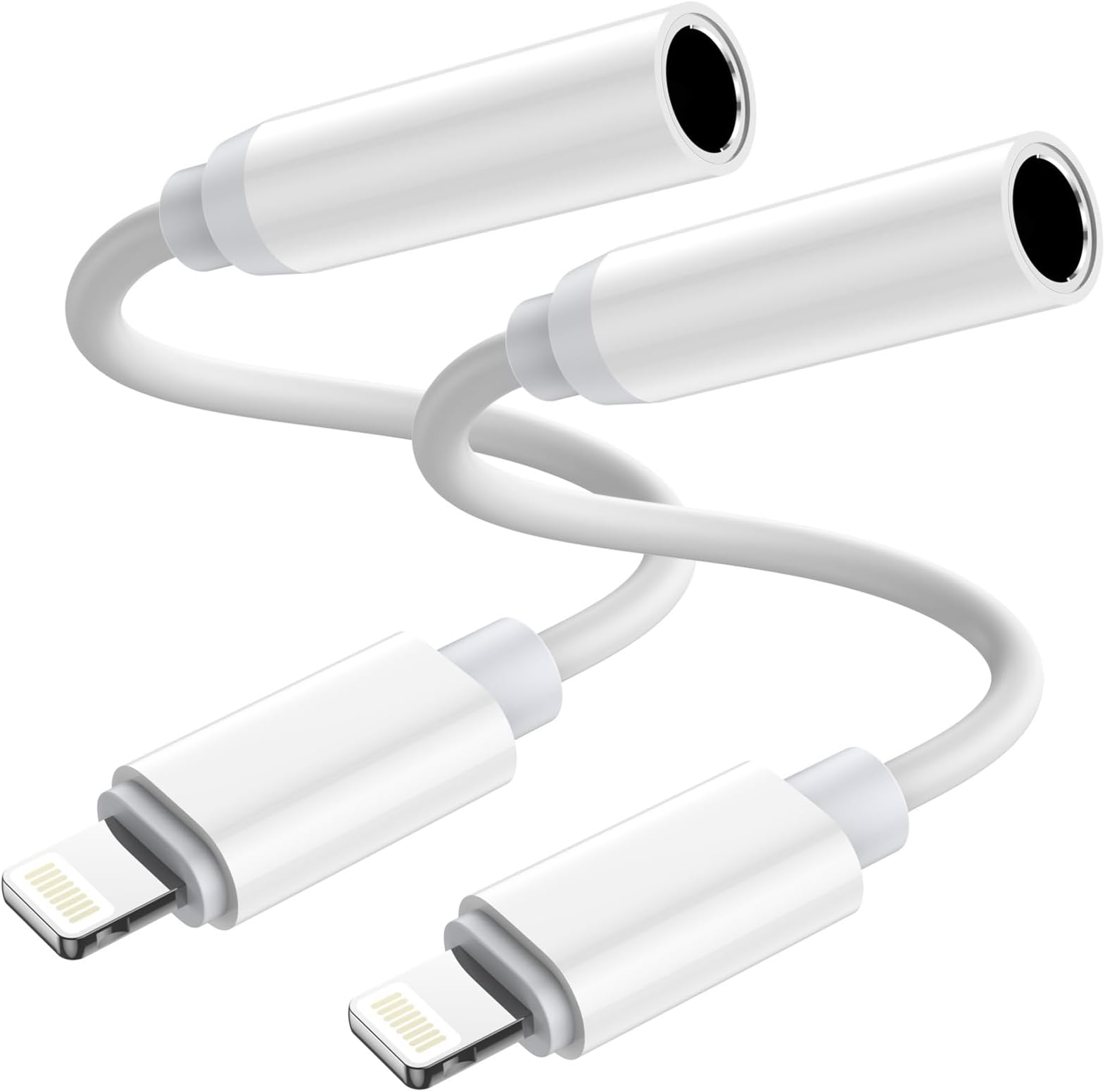 UmiMirari Lightning Auf 3,5mm Adapter - 2in1 Für IPhone Mit Laden