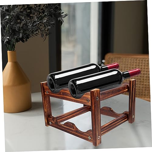 Soporte Decorativo para Botellas de Vino de Madera miniatura 7