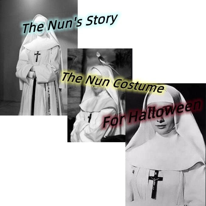 Miniatura 5 de BPURB Disfraz de monja para mujer para fiesta de Halloween