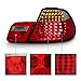 AmeriLite 2 Door L.E.D Taillights Red/Smoke 4Pcs for BMW 3 Series E46 - Passenger and Driver Side