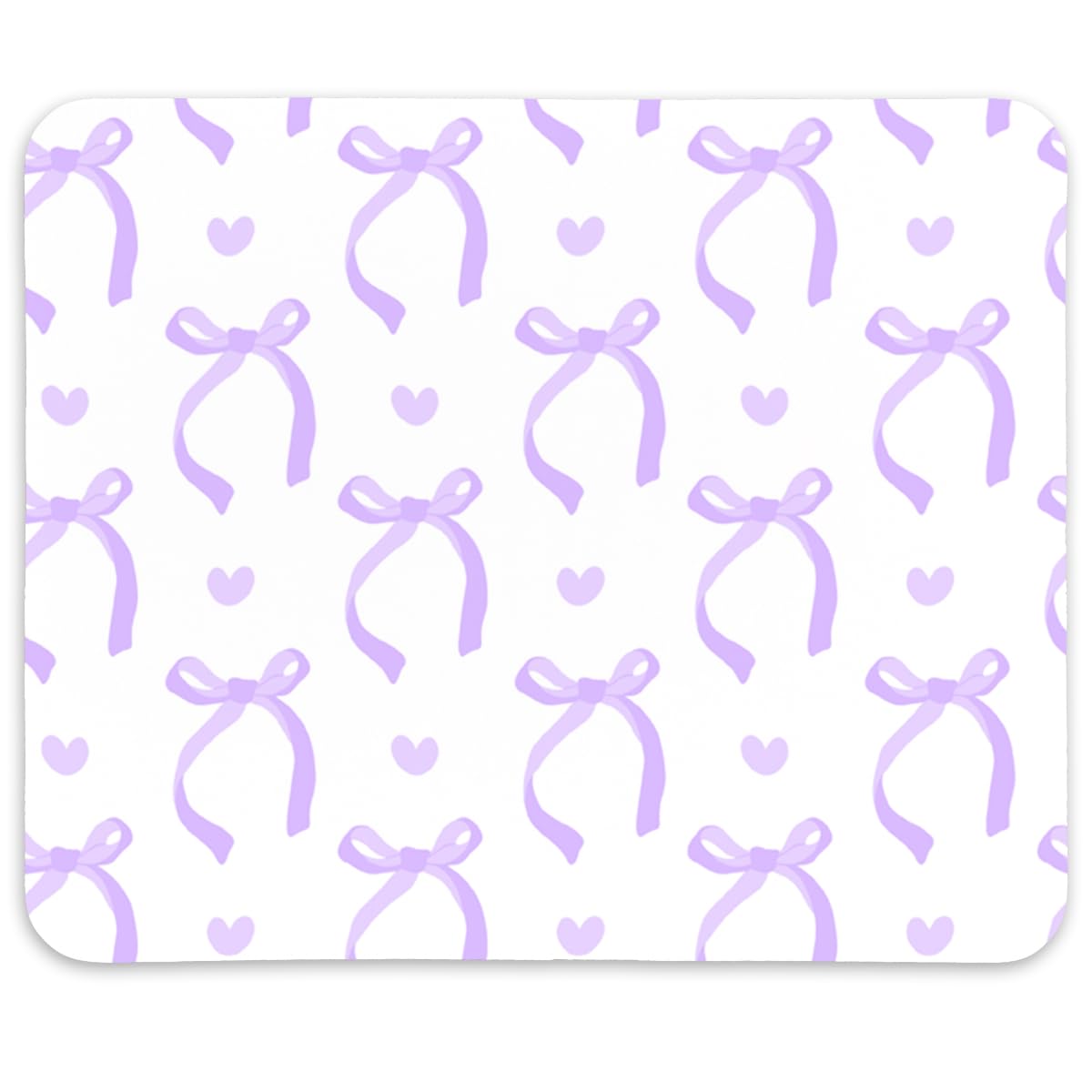 QIYUHOY Coquette Trendy Pink Bow Mouse Pad,Funky Bowknot Personalized Mouse Mat Design,Pink Mouse pad for Desk Home Office Gaming Working,Gifts for