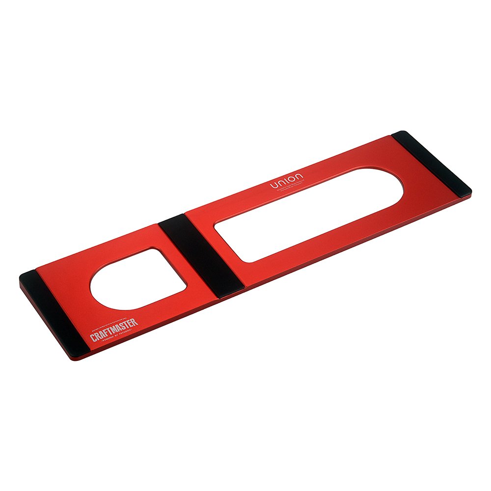 Fotodiox CraftMaster Union Tray for Apple Magic Keyboard and Apple Magic Trackpad 2 - Metal Dock Stand Controls Your iMac or Laptop Remotely, Premium Home and Office Accessory - Red