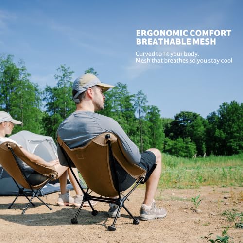 Image of Naturehike YL08 Ultralight Camping Chair - Only 2.12 LBS, Anti-Sinking Feet