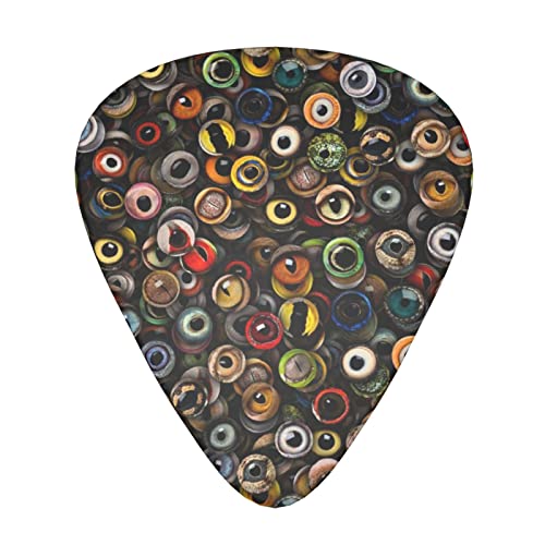 Eye Balls Lot de 3 médiators colorés en celluloïd pour guitare basse, amateurs de musique, guitare, électrique, acoustique 0,46 mm, 0,71 mm, 0,96 mm - Les Beatles, Paul McCartney, John Lennon, RIngo Starr, George Harrison Eye Balls Lot de 3 médiators colorés en celluloïd pour guitare basse, amateurs de musique, guitare, électrique, acoustique 0,46 mm, 0,71 mm, 0,96 mm