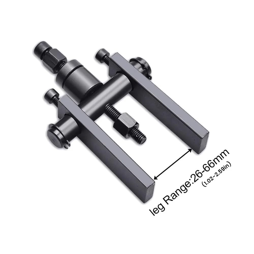 Extractor de Volante Motor Extractor de cojinetes de Motocicleta, Herramienta de extracción de cojinetes con Caja, Kits de Extractor de cojinetes internos, 10 Uds.