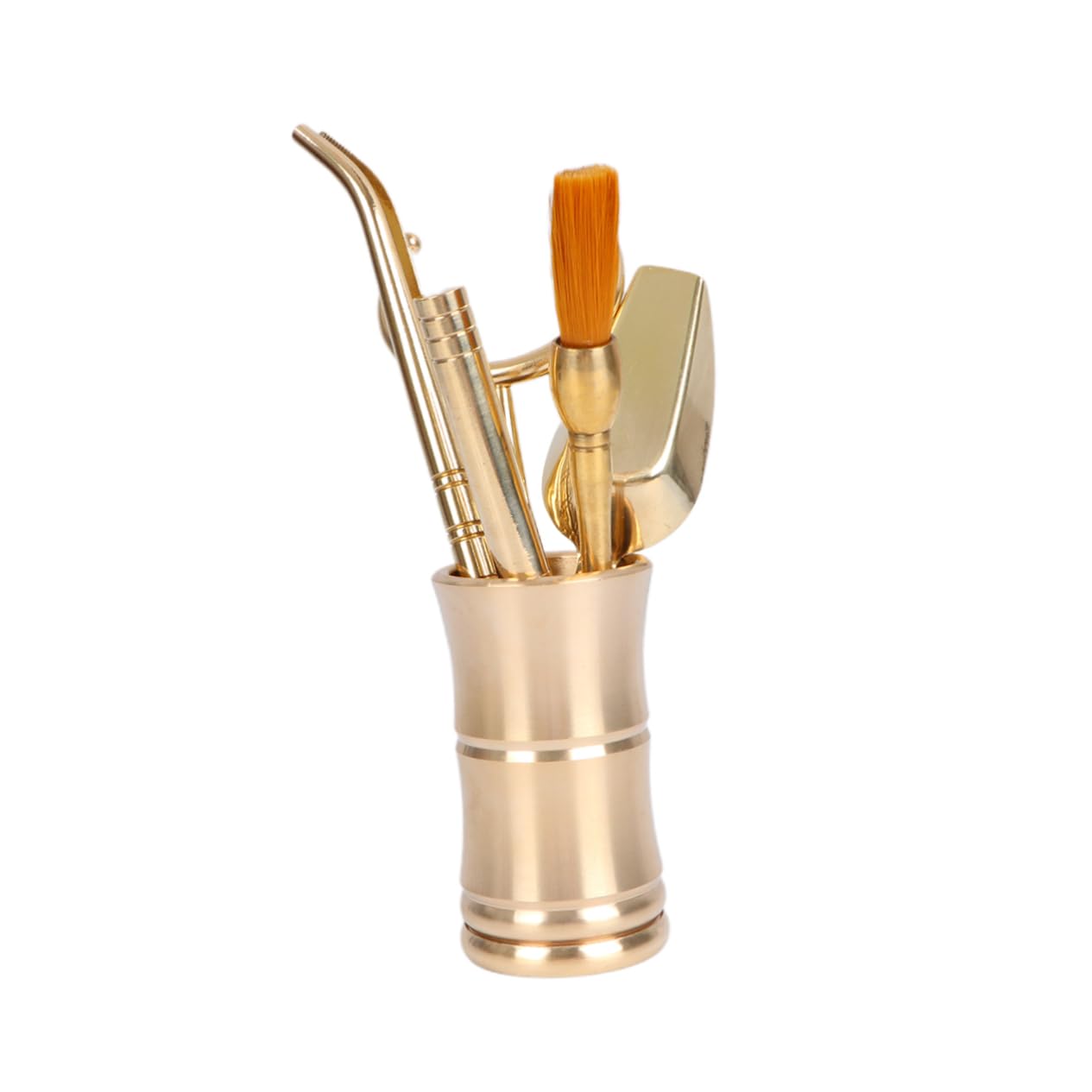 Cabilock 6 in 1 Chinese Kung Fu Tea Set Bamboo Style Tea Making Tools Clip Spoon