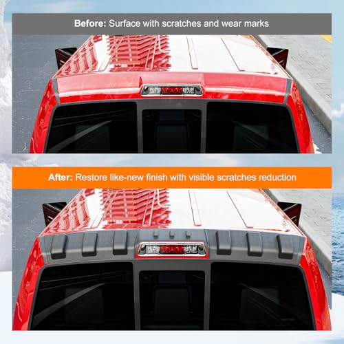 Image of powoq Rear Roof Protector Compatible with 2009-2014 Ford F150 Truck Cab Roof Protector Replacement for 2009-2014 Ford F-150 Accessories