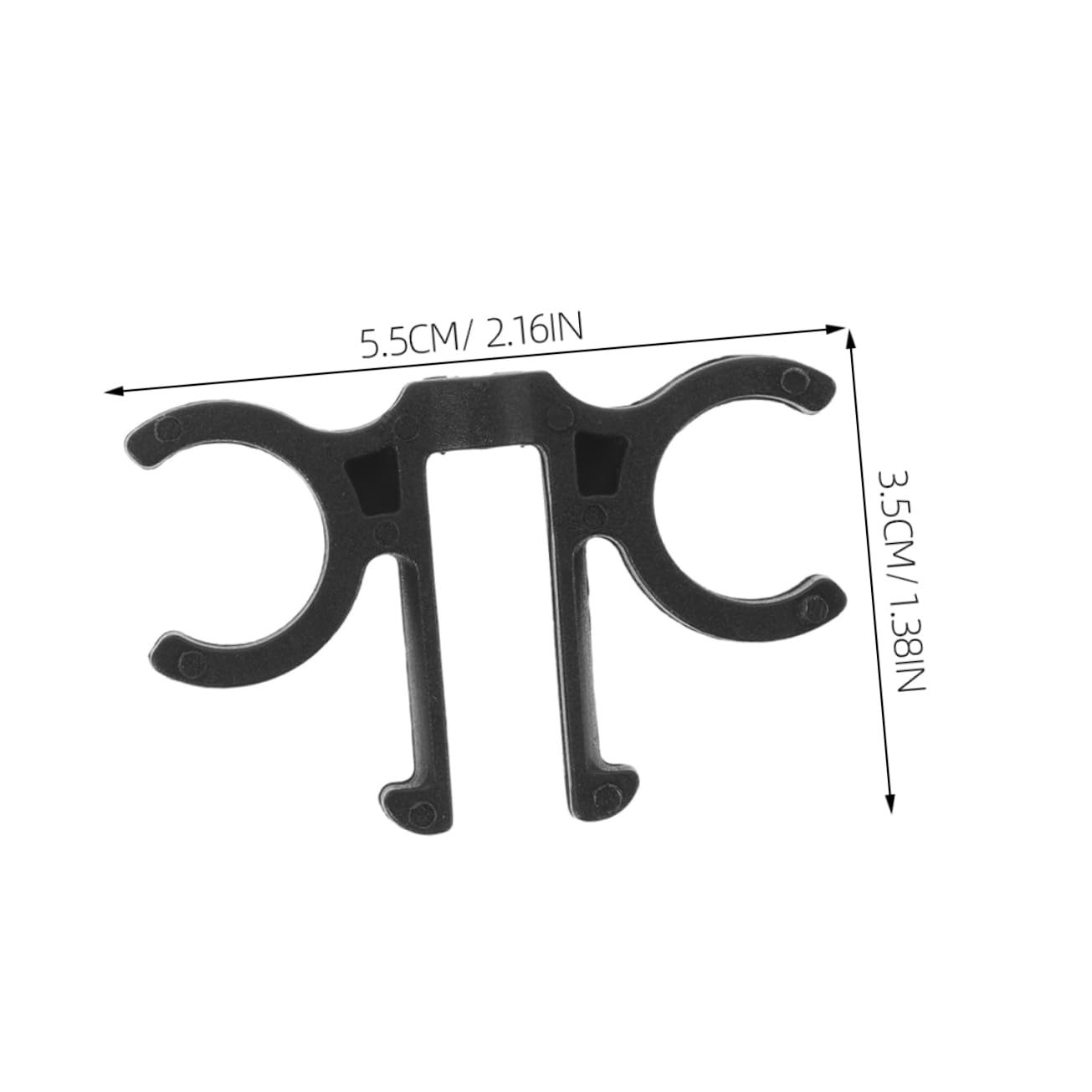 KICHOUSE Trekking Pole Buckle Clips 8-Shaped Snap for Hiking Poles Plastic Locks Rod Post Clip