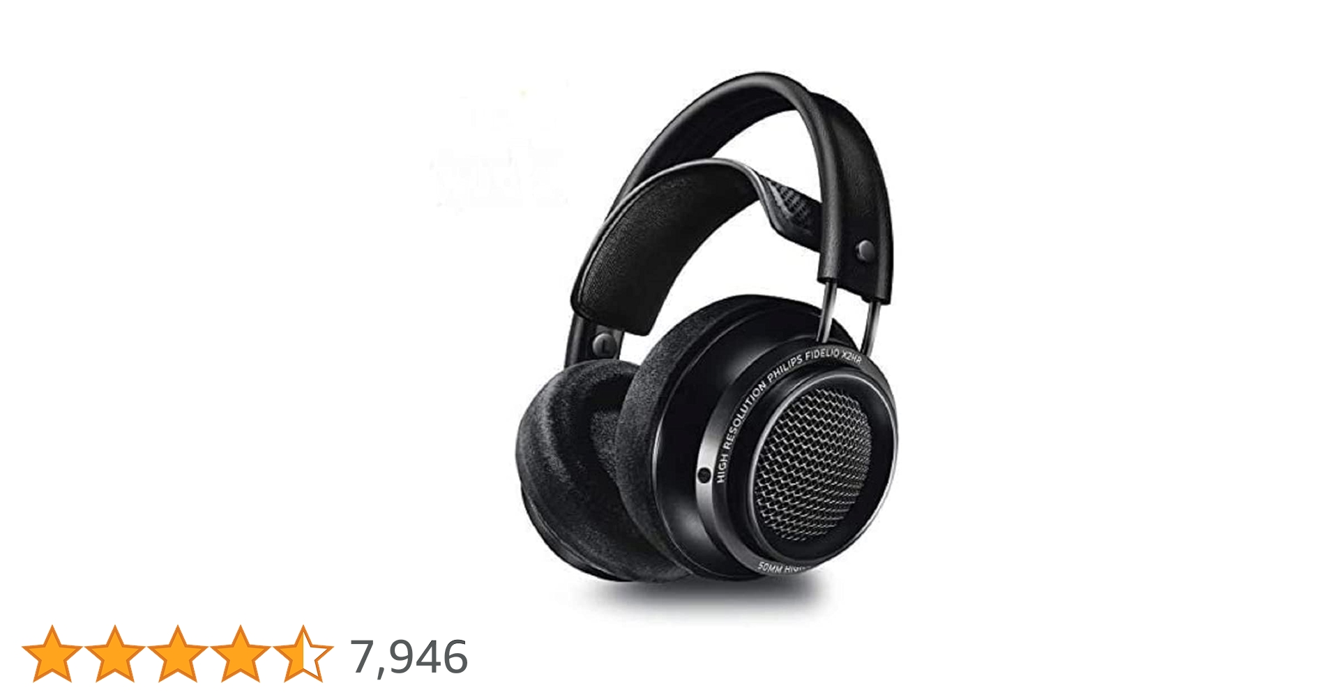PHILIPS Fidelio X2HR ヘッドフォン Philips Fidelio X2HR open-air headphone with 50mm drivers.