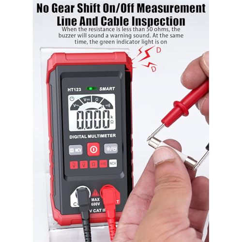 Image of XIRUJNFD Smart Digital Multimeter HT123 TM-510 4000 Counts, Automatic Voltage Tester With Non-Contact Voltage for AC /DC (1)
