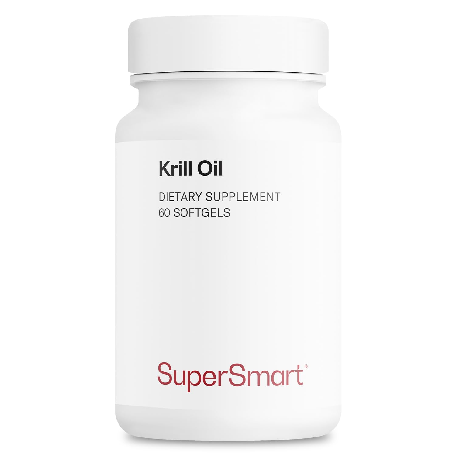 Supersmart - Krill Oil Supplement 1180mg per Day - Omega-3 (EPA & DHA) - Fatty Acids | Non-GMO & Gluten Free - 60 Softgels