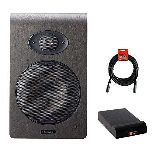 Focal Shape 50 5.0' Active 2-Way Studio Monitor (Single) with Small Isolation Pads & XLR-XLR Cable Bundle