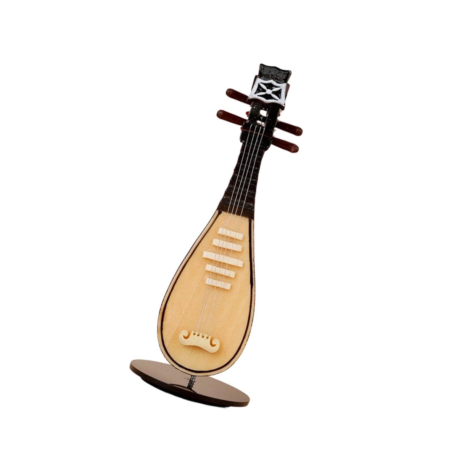 ZXFJYUIP Musical Instrument Figurines Piano Models Folk Guitars Saxophones French Horns Drum Set(22)