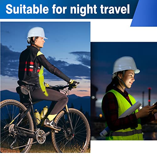 5 Pcs White Suspension Hard Hat Ratchet Cap Style Construction Hard Hat For Safety With Cotton Brow Pad, Vents, And Flexible Attachment Points Fully Adjustable #TOP6