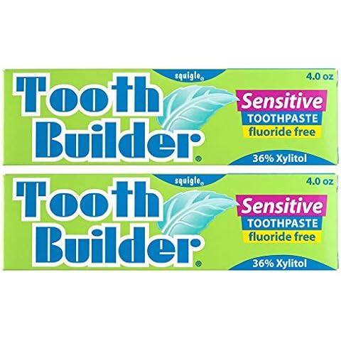 Squigle Tooth Builder Sensitive Toothpaste - 4oz, 2 Pack by Squigle Cover