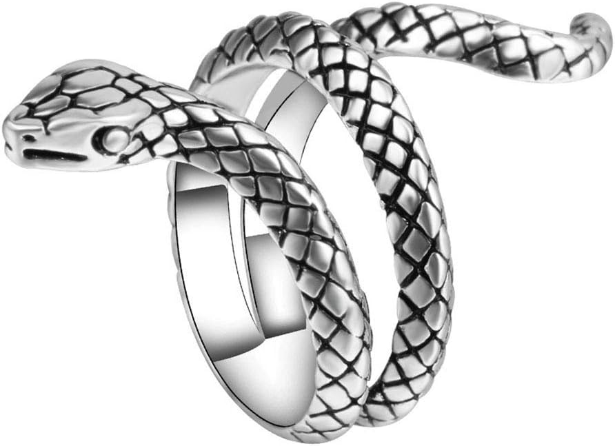 Cobra Shaped Ring Open Ring Temperament Snake Vintage Ring