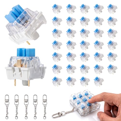 Clickers de teclado 36PSC interruptores mecánicos de 3 pines estilo MX