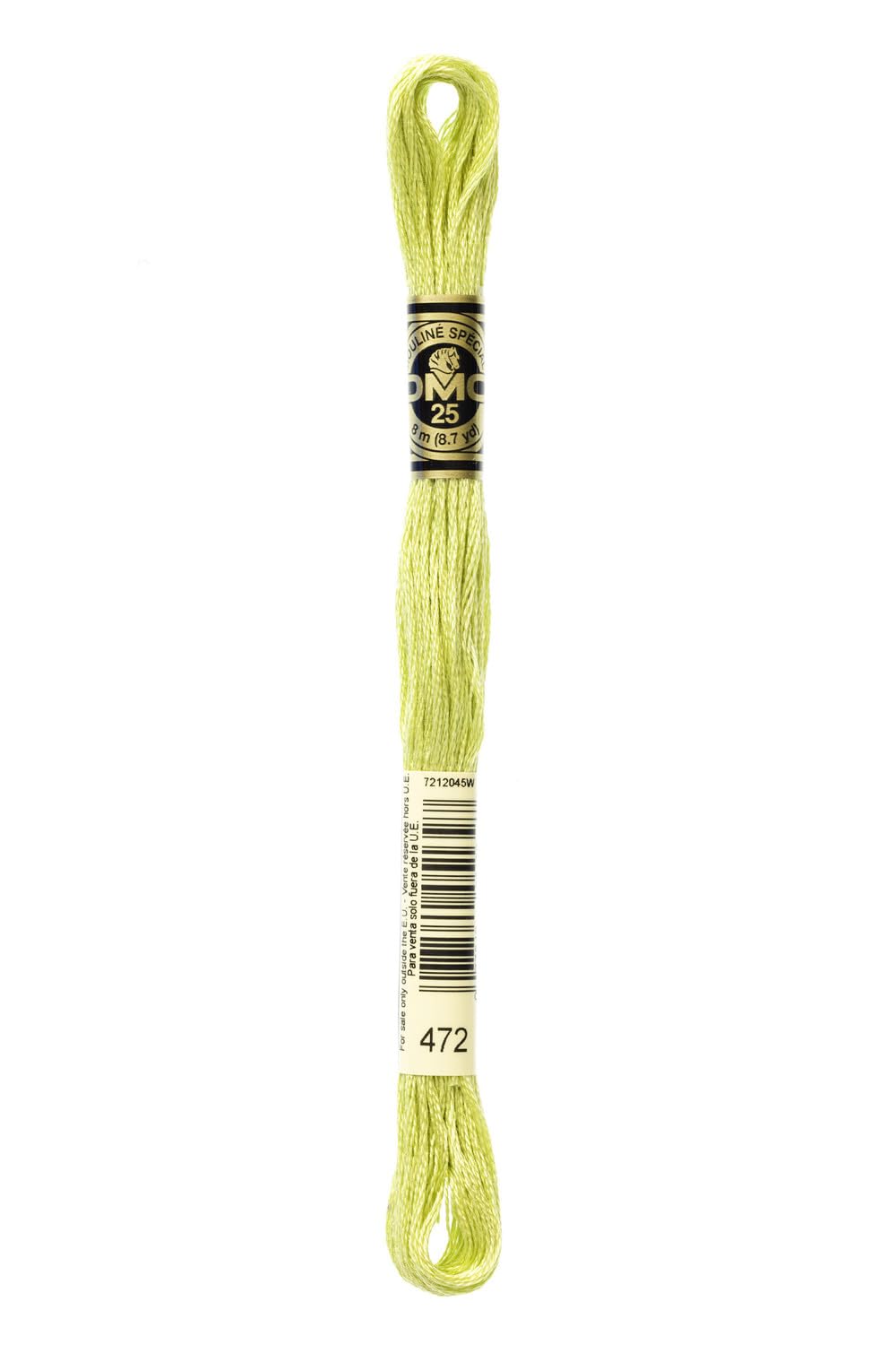 Fil Mouliné DMC Gold Concept 472 grand teint pour broderie d'art et haute couture
