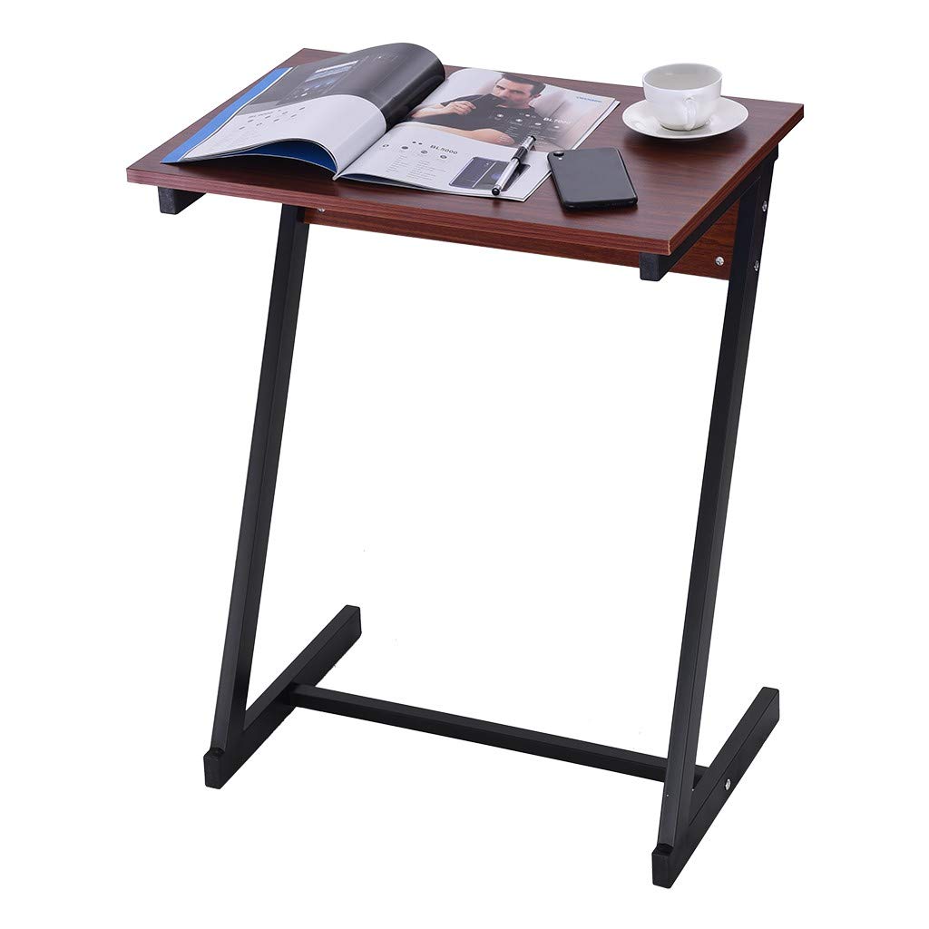 DRAGONHOO Sofa Table Tv Tray End Table Laptop Desk Side Table Snack Tray for Bedside Couch Sofa