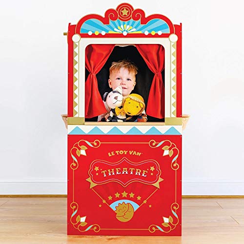 Le Toy Van INTERACTIVE SHOWTIME PUPPET THEATER Wooden Educational Puppet Theatre | Kids Role Play Toy thumb #6