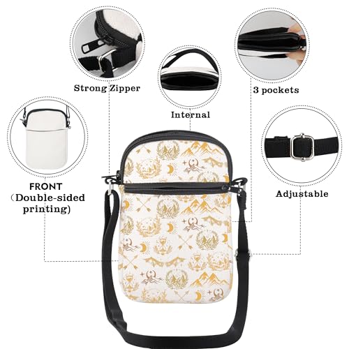 CMNIM a Court Of and Roses Series Merchandise Gifts City of Starlight Mini Crossbody Bag Book Inspired Gifts4