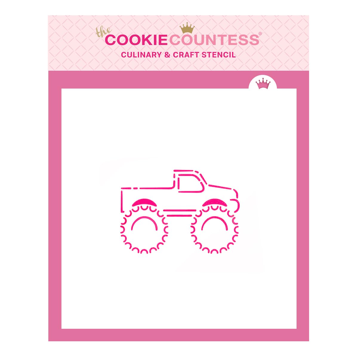 Monster Truck PYO Stencil
