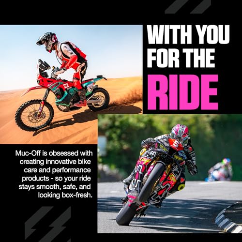 Muc Off Nano-Tech Motorcycle Cleaner Motorrad Reiniger 1 l - Hochwirksames, Biologisch Abbaubares Motorrad Reinigungsmittel Spray - Sicher auf Allen Oberflächen und für Alle Motorradtypen Geeignet