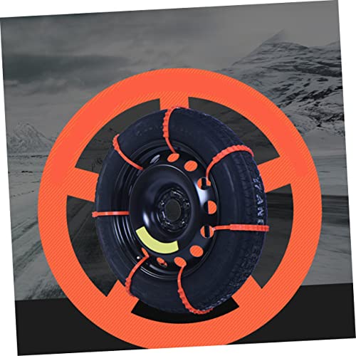 Uonlytech 10 Pçs Correntes De Cabos De Pneus De Neve Para Rodas Automotivas Antiderrapantes Corrente