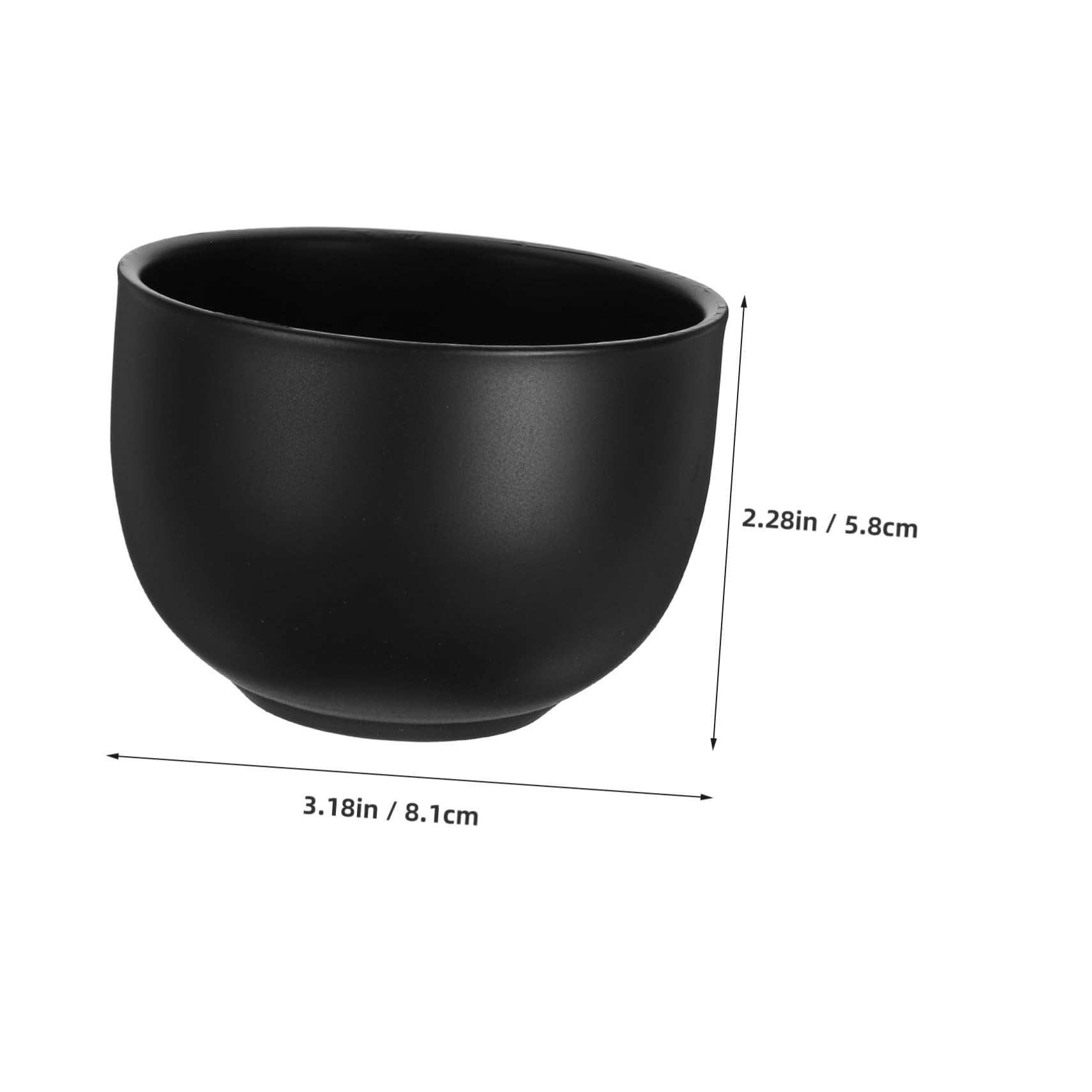 BESTYASH Men Shaving Soap Bowl Decorative Matte Container for Foaming Soap Convenient Travel Shave Bowl Durable Design for Easy Use and present Giving
