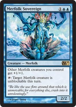 Magic: the Gathering - Merfolk Sovereign - Magic 2011