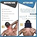 Jaximy Neck Stretcher, Neck Traction Device, Cervical Traction Device, Neck Pain Relief, Adjustable Inflatable Neck Brace & Neck Stretcher Cervical Traction, Neck Decompression Home Use (Blue)