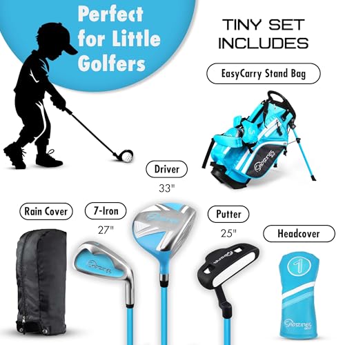 Junior Golf Club Set with Stand Bag for Kids 34–38 Inches