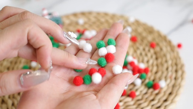 Ouligay 240 Stück Pompons Zum Basteln Pastell, 15m Produktbild-Vorschau 2