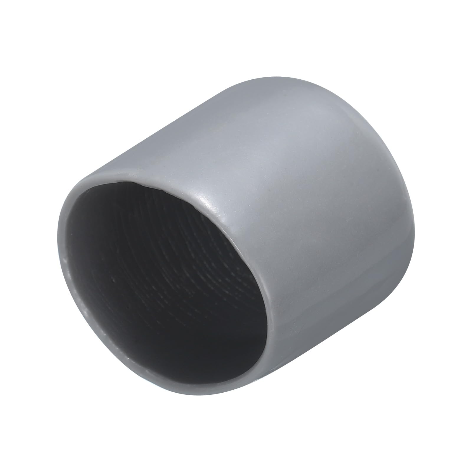 uxcell 20pcs Rubber End Caps 30mm ID Vinyl PVC Round Tube Bolt Cap Cover Screw Thread Protectors Grey