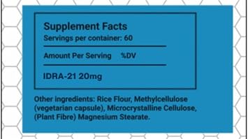 IDRA-21 60 CAPS 20MG (3RD Party Tested)