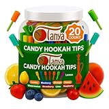Tanya Hookah Lolly Pop Candy Tips Super Male Plastic Disposable Hookah Colorful Tips (20pack)