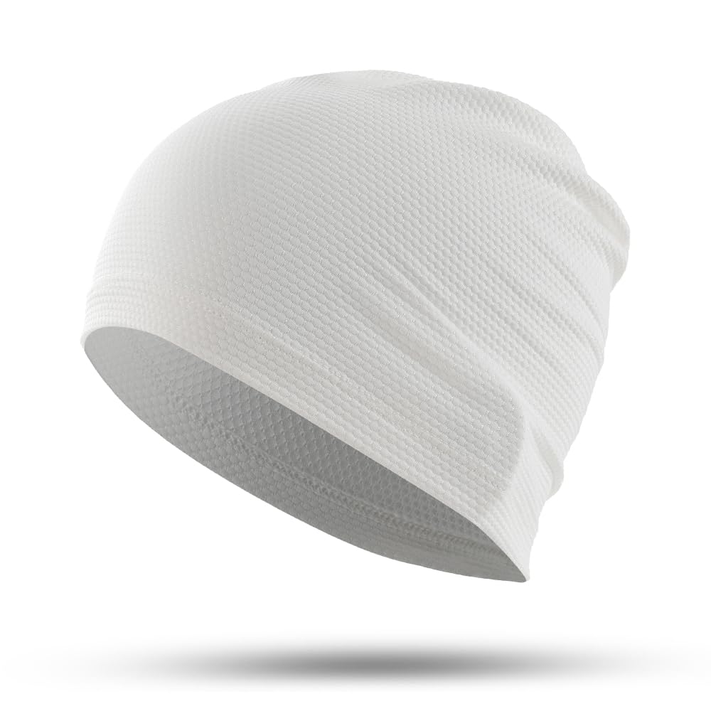 WTACTFUL Cooling Breathable Skull Cap Men Women, Sweat Wicking 1-2-4 Pack
