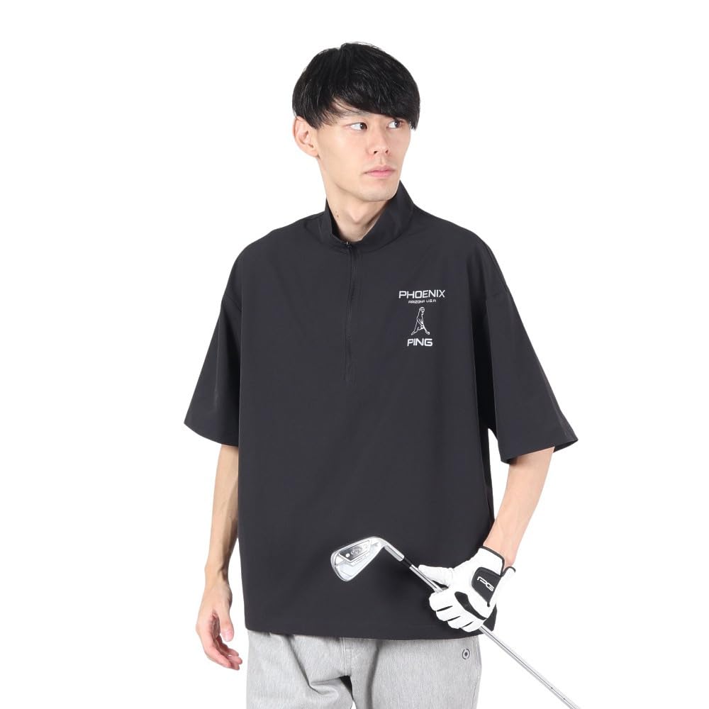 PING ハーフジップスニード Amazon | [ピン アパレル] メンズ 撥水 スニードジャック