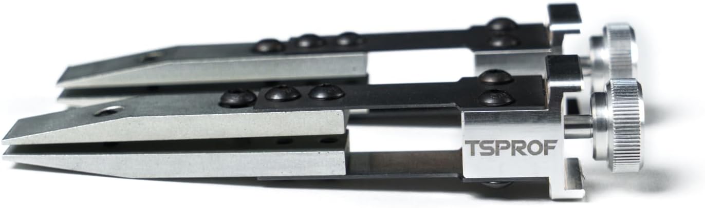 TSPROF Double Fillet Clamp For K03, Kadet, Pioneer Sharpeners Adjustable Spring Type Clamp For Small Knives