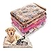 Soft Fluffy Pet Blanket - Cute Cartoon Pattern - Warm & Comfortable Mat for Dogs & Cats(A-2l,M-76x52cm)