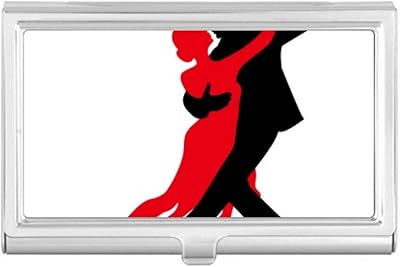 Dancer Social Dancing Duet Dance Business Card Holder Case Pocket Box Wallet
