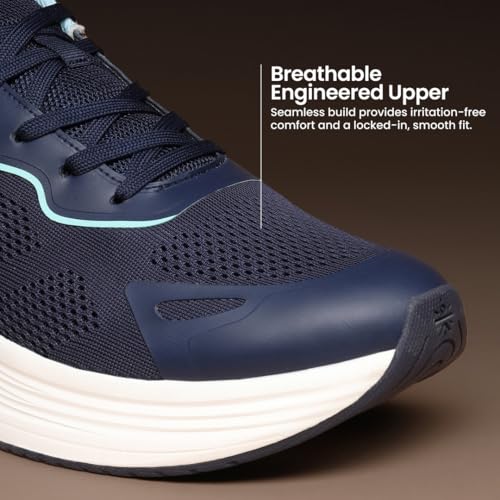 Image of CULT Men's Zyon Running Shoes with Durable Rubber Outsole & Cushioning for Runs up to 20 km