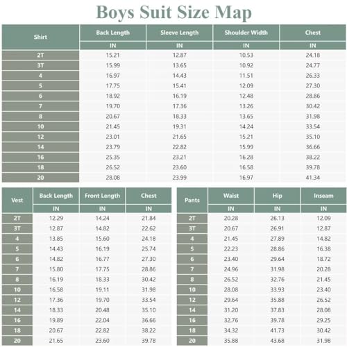 Qisuma Boys Suits Size 12 Wedding Outfit Plaid Shirt Toddler Navy Easter Suits Graduation Clothing Set thumb #4