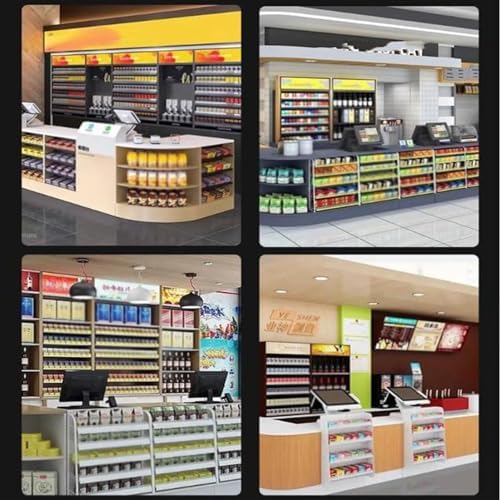 Store Display Rack Wall Mounted Storage Rack Supermarket Convenience Store Automatic Cigarette Rack Space Saving Assembled Display Cabinet,Cigarette Display Rack for Retail Store - Acrylic C image 3