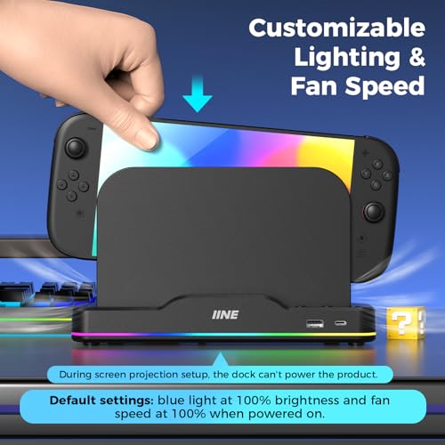 Refroidisseur pour Switch 2 contre les baisses de performance et la chaleur dock