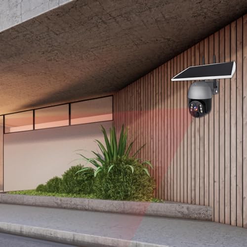 Caméra solaire extérieure sans fil WiFi détection de mouvement audio 3MP